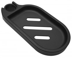 AQUALINE - Mydeľnička pre sprchovú tyč 25, ABS/čierna mat (NDSL435-2)