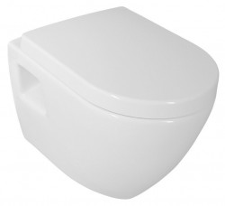 AQUALINE - NERA závesná WC misa, 35,5x50cm, biela (NS952)