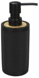 AQUALINE - NOIR dávkovač mydla na postavenie, čierna (N6019)