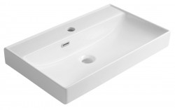 AQUALINE - PARLA keramické umývadlo 65x38cm, biela (9965)