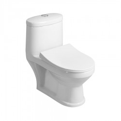AQUALINE - PETIT detské WC kombi, zadný/spodný odpad, biela (PT520)