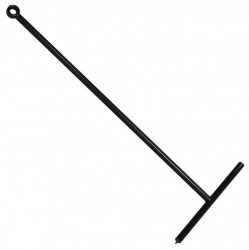 AQUALINE - Podlahová stierka 300x890, čierna (SQ121B)