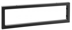 AQUALINE - Podperná konzola 440x150x20mm, lakovaná oceľ, čierna matná (VG4415)