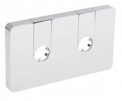 AQUALINE - Q-START krycia rozeta pre stredové pripojenie, chróm (QS515C)