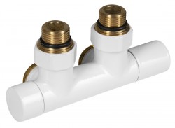 AQUALINE - R-START pripojovacia súprava ventilov pre stredové pripojenie, biela (SR230W)