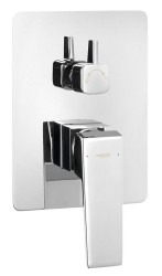 AQUALINE - RITMO podomietková sprchová batéria, box, 2 výstupy, chróm (RT042)