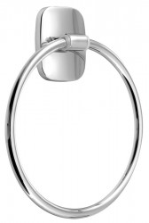 AQUALINE - RUMBA držiak uterákov kruh, chróm (RB106)