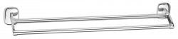 AQUALINE - RUMBA dvojitý držiak uterákov 600, chróm (RB111)