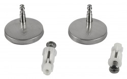 AQUALINE - Sada 2 úchytov pre wc sedátko (NDPBS106-1)