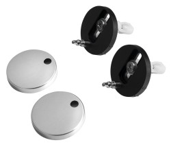 AQUALINE - Sada 2 úchytov pre WC sedátko (NDPBS107-1)