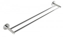 AQUALINE - SAMBA dvojitý držiak uterákov 600, chróm (SB111)