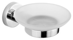 AQUALINE - SAMBA mydeľnička, mliečne sklo, chróm (SB102)