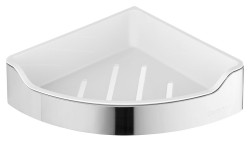 AQUALINE - SAMBA rohová polica do sprchy, 218x63x218, nerez lesk (SB109)