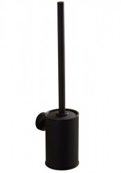 AQUALINE - SAMBA WC kefa nástenná, čierná (SB304)