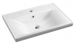 AQUALINE - SAVA 70 keramické umývadlo nábytkové 70x46cm, biela (2070)