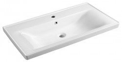 AQUALINE - SAVA 90 keramické umývadlo nábytkové 90x46cm, biela (2090)