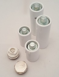 AQUALINE - Set držiakov radiátora MILI, biela (NDDC60XT)