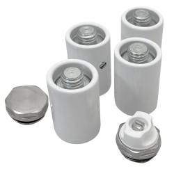 AQUALINE - Set držiakov radiátora POSEIDON, biela (NDDT46T)