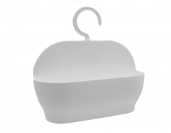 AQUALINE - SHARON polica do sprchy závesná, biela (SH8455)