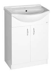 AQUALINE - SIMPLEX ECONOMY 65 umývadlová skrinka vrátane umývadla 63x83,5x30,7cm (SIME650)