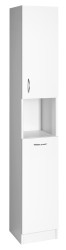 AQUALINE - SIMPLEX ECONOMY vysoká skrinka s košom 30x180x30cm (SIME310)