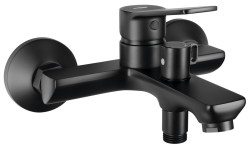 AQUALINE - SINTRA nástenná vaňová batéria, čierna mat (SX010B)