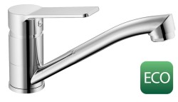AQUALINE - SINTRA umývadlová batéria s otočnou hubicou, úsporný perlátor 3,8 l/min, chróm (SX001-01)