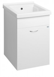 AQUALINE - Skrinka pod výlevku 43x70x49,6cm, biela (57034)