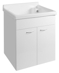 AQUALINE - Skrinka pod výlevku 58x70x52,8cm, biela (57037)