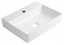 AQUALINE - SOYO keramické umývadlo 46x36cm, biela (NP465)