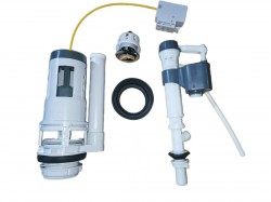 AQUALINE - Splachovacia súprava s tlačidlom DUAL 49 spodné plnenie 1/2