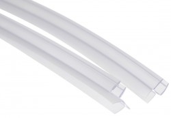 AQUALINE - Spodné tesnenie na štvrťkruhovú zástenu GN5590, sklo 6 (NDGN04-R)