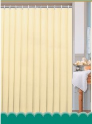 AQUALINE - Sprchový záves 180x200cm, polyester, béžová (0201104 BE)