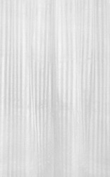 AQUALINE - Sprchový záves 180x200cm, polyester, biela (ZP001)