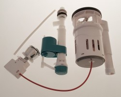 AQUALINE - Súprava splachovania s tlačidlom DUAL 49, spodné napúšťanie 1/2