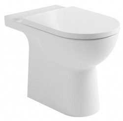 AQUALINE - TALAMO misa pre kombi WC, Rimless, 63x35,5cm, spodný/zadný odpad, biela (PB107-111)