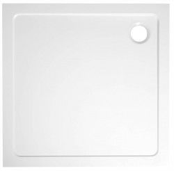 AQUALINE - TECMI vanička z liateho mramoru, štvorec 80x80x3cm (PQ008)