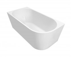 AQUALINE - TIBERA L rohová stojaca vaňa 140x70cm, biela (E1066)