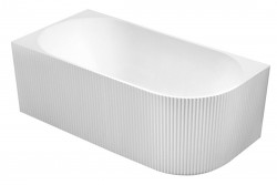 AQUALINE - TIBERA STRIP L rohová stojaca vaňa, 150x75cm, biela (E1047G)