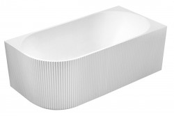 AQUALINE - TIBERA STRIP R rohová stojaca vaňa, 170x80cm, biela (E1015G)