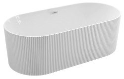 AQUALINE - TURIA STRIP voľne stojaca vaňa 170x80cm, biela (E2785)