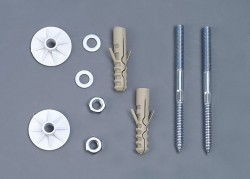 AQUALINE - UAK14 komplet pre kotvenie umyvadel, skrutka 10x120 (40017)