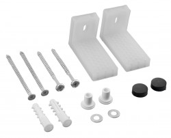 AQUALINE - Upevňovacia súprava, čierna (40126B)