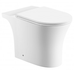 AQUALINE - VITO WC kombi misa, Rimless, 61x35,5cm, spodný/zadný odpad, biela (PB105-111)