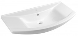 AQUALINE - ZERO 97 keramické umývadlo nábytkové 97x51cm, biela (6095)