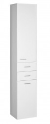 AQUALINE - ZOJA/KERAMIA FRESH skrinka vysoká s košom 35x184x29cm, biela (51230)