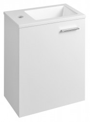 AQUALINE - ZOJA skrinka s keramickým umývadlom 40x22 cm, biela (51049A-01)