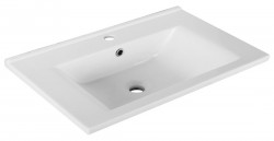 AQUALINE - ZUNO 65 keramické umývadlo nábytkové 65x45cm, biela (9065)