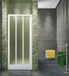 Aquatek - ROYAL B3 - Sprchové dvere zasúvacie 100-110cm, výplň plast - voda (ROYALB3110-20)