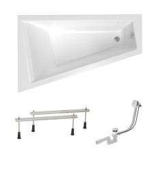 Asymetrická vaňa Laguna Idea Plus 160x100 cm akrylát ľavá SIKOID1600LAPN (SIKOID1600LAPN)